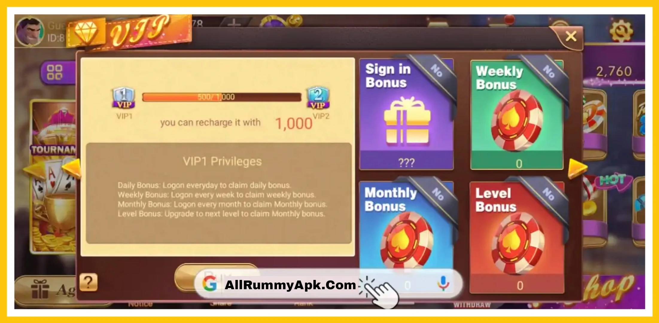 Moment Rummy VIP Features